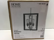 Load image into Gallery viewer, Home Decorators Palermo Grove 3-Light Antique Nickel Pendant 7921HDCANDI
