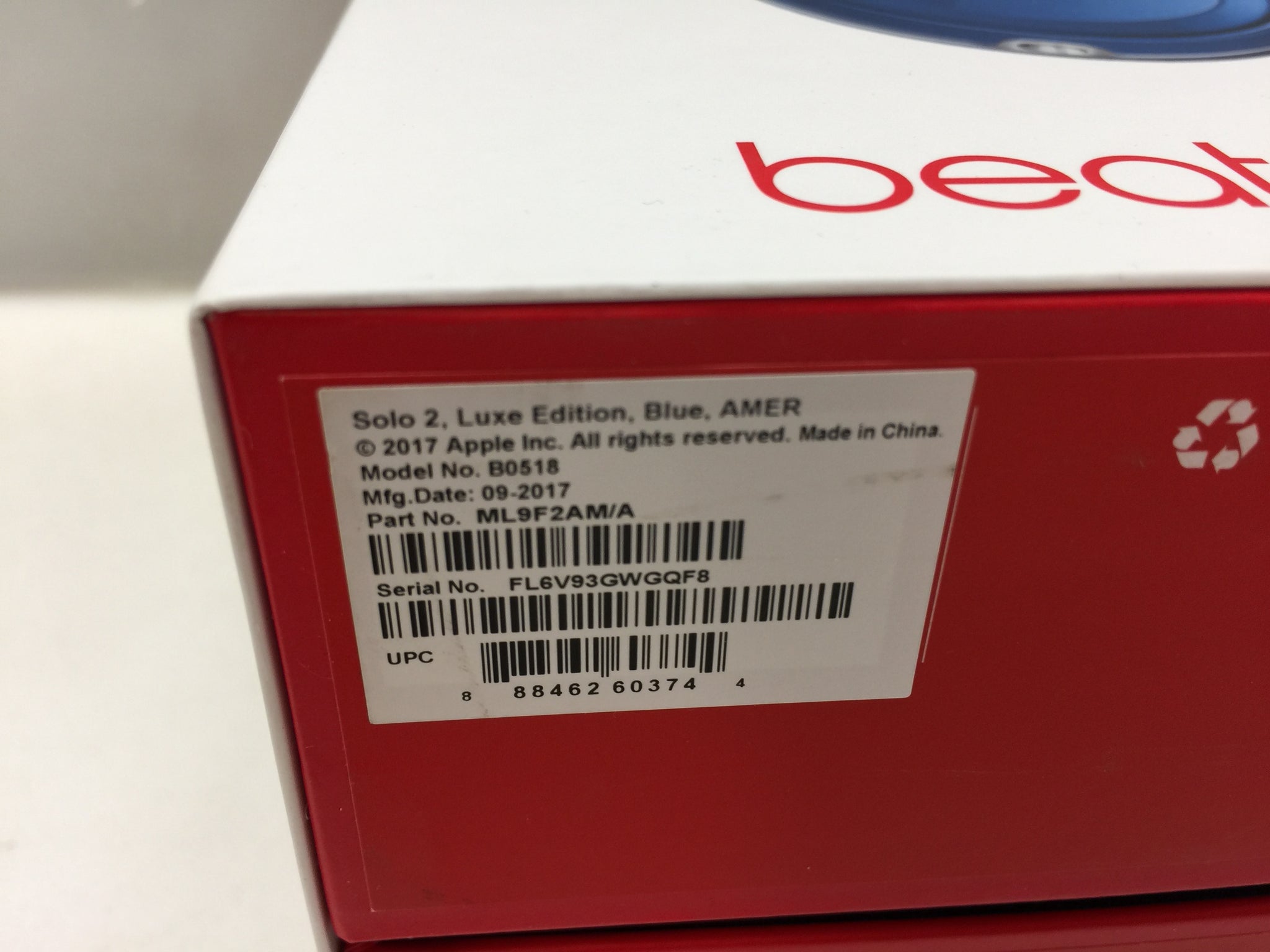 Beats by Dr. Dre Solo2 B0518 Luxe Edition Over the Ear Headphones