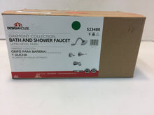 Load image into Gallery viewer, Design House 523480 Oakmont 2-Handle 1-Spray Tub &amp; Shower Faucet Satin Nickel
