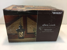 Load image into Gallery viewer, allen+roth 39473 Castine Bronze Vintage Seeded Glass Cylinder Pendant 616267
