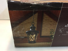 Load image into Gallery viewer, allen+roth 39473 Castine Bronze Vintage Seeded Glass Cylinder Pendant 616267
