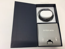 Load image into Gallery viewer, Fitbit Versa Special Edition Fitness Smartwatch Charcoal Woven Band FB505BKGY
