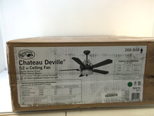 Load image into Gallery viewer, Hampton Bay 34012 Chateau 52 in. De Ville Walnut Ceiling Fan 266848
