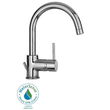 Load image into Gallery viewer, La Toscana 78CR250 Elba Single Handle Bathroom Faucet Metal Pop-Up Drain Chrome
