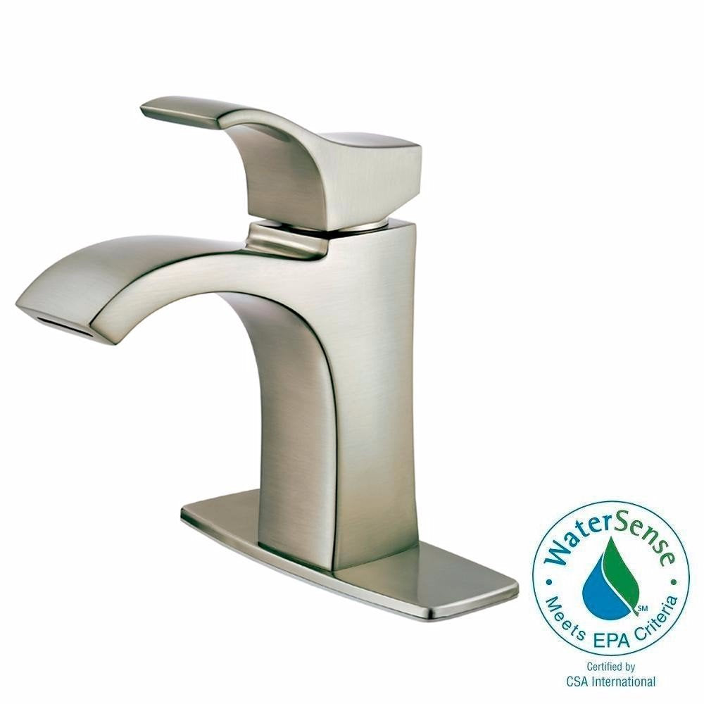 Pfister LF-042-VNKK Venturi Single Control Centerset Bath Faucet Brushed Nickel