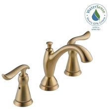 Load image into Gallery viewer, Delta 3594-CZMPU-DST Linden 8&quot; Widespread Bathroom Faucet Champagne Bronze
