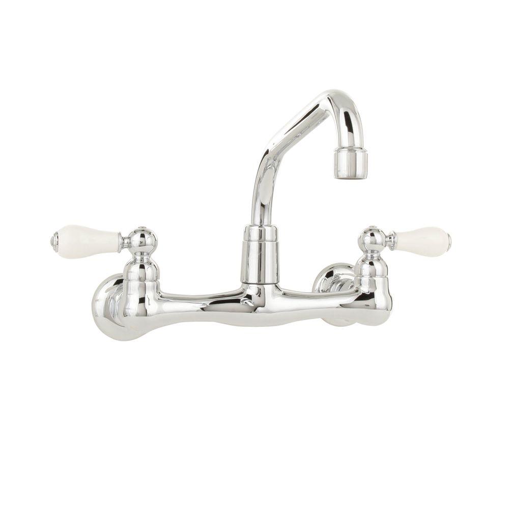 American Standard 7298.252.002 Heritage Wall-Mount Kitchen Faucet, Chrome