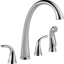 Load image into Gallery viewer, Delta 2480-DST Pilar Standard Kitchen Faucet with Side Sprayer, Chrome
