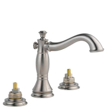 Load image into Gallery viewer, Delta 3597LF-SSMPU Cassidy 8&quot; Widespread 2-Handle Bathroom Faucet, Stainless
