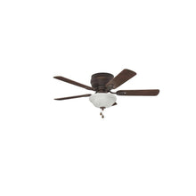 Load image into Gallery viewer, Harbor Breeze BTH44OSB5L Mayfield 44&quot; Bronze Flush Mount Ceiling Fan 807424

