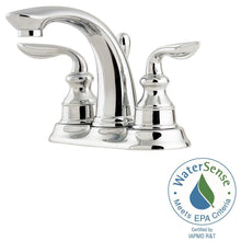 Load image into Gallery viewer, Pfister LF-048-CB0C Avalon 4&quot; Centerset 2-Handle Bathroom Faucet, Chrome
