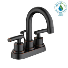 Load image into Gallery viewer, Glacier Bay HD67730W-6127D Dorset 4&quot; Centerset High-Arc Bath Faucet Bronze
