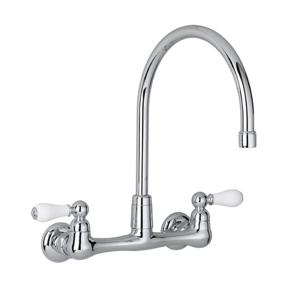 American Standard 7293.252.002 Heritage Wall-Mount Kitchen Faucet Chrome
