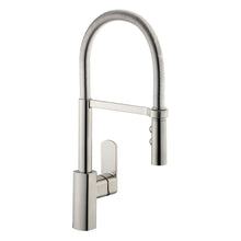Load image into Gallery viewer, Glacier Bay 67557-0008D2 1250Series Spring Neck Kitchen Faucet Stainless Steel
