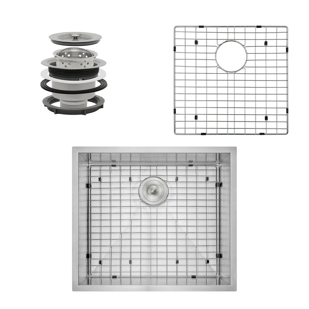 AKDY KS0080 Handcrafted All-in-1 Undermount Stainless 25
