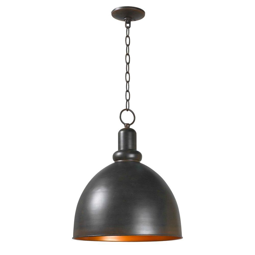 World Imports WI931142 Loft 1-Light Rust Pendant