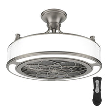 Load image into Gallery viewer, Stiles CF0110 Anderson 22&quot; LED Indoor/Outdoor Brushed Nickel Ceiling Fan
