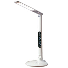 Load image into Gallery viewer, Normande Lighting GP5-3268 18&quot; White All-in-1 LED Desk Lamp with Digital Clock
