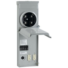Load image into Gallery viewer, GE R038C010 100 Amp Metered Temporary Power Outlet Box
