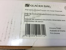 Load image into Gallery viewer, Glacier Bay 67070-0801 Pavilion 1-Handle Pull-Down Sprayer Kitchen Faucet
