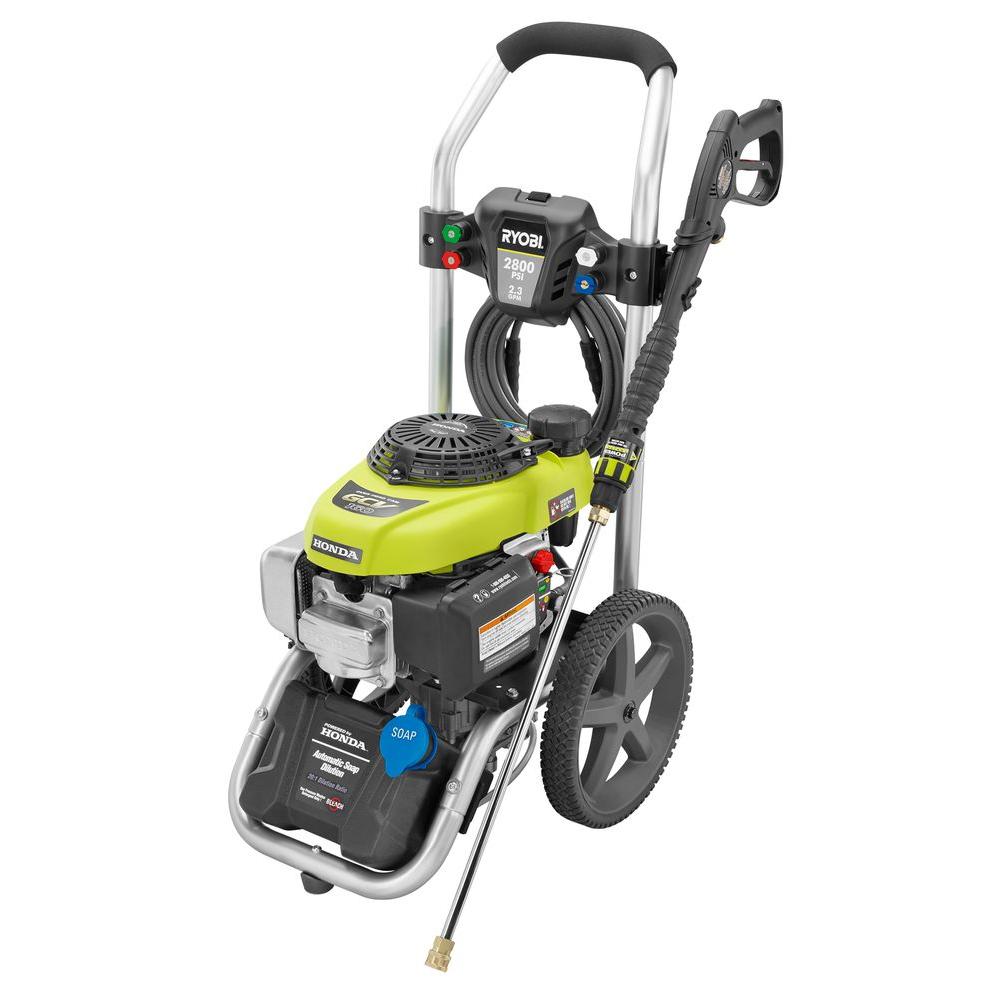 Ryobi RY802800 2800-PSI 2.3-GPM Honda Power Gas Pressure Washer 1001222390