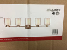 Load image into Gallery viewer, Design House 556175 Oslo 5-Light Brushed Nickel Vanity Light
