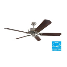 Load image into Gallery viewer, Vento VT-00001 60 in. Brushed Nickel Ceiling Fan
