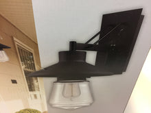 Load image into Gallery viewer, Globe Electric 44194 Montgomery 1-Light Black Outdoor Wall Mount Sconce
