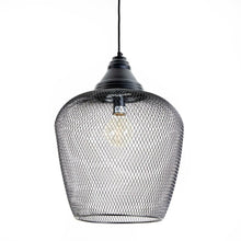 Load image into Gallery viewer, Litton Lane 1-Light Black Metal Industrial Pendant Lightning 45498
