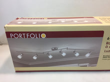 Load image into Gallery viewer, Portfolio 17828-002 Montgomery 69.6&quot; Steel 6-Head Decorative Track Light 591707
