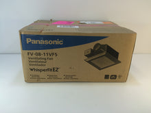 Load image into Gallery viewer, Panasonic FV-08-11VF5 Quiet 80 or 110 CFM Low Profile Dual Speed Bath Fan
