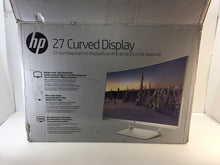 Load image into Gallery viewer, HP Curved 27&quot; Curved HD LED Monitor - Silver (HP27SC1) Z4N74AA#ABA
