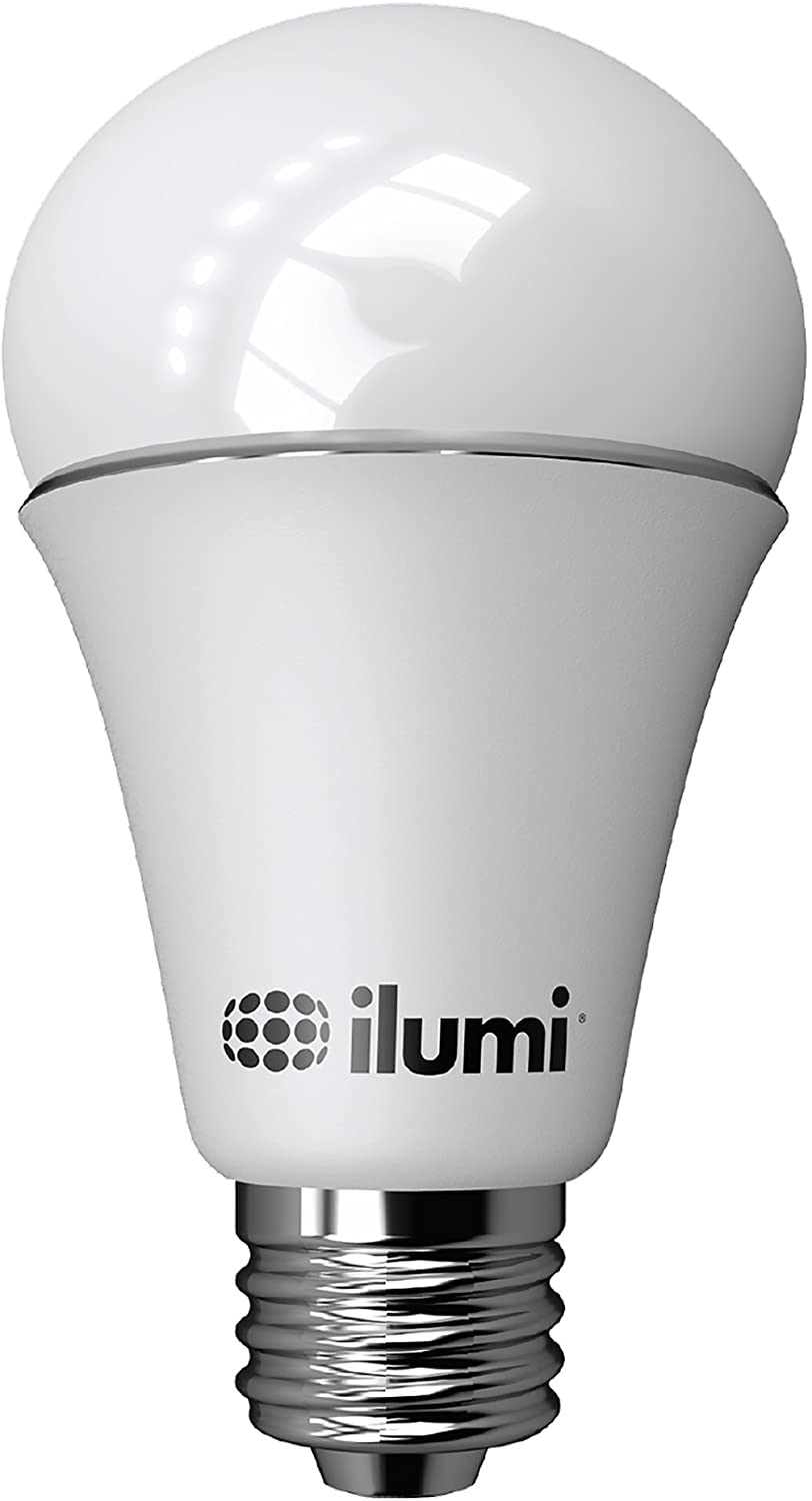 ilumi Bluetooth Smart LED A19 Light Bulb, 2nd Generation - Smartphone Control