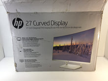 Load image into Gallery viewer, HP Curved 27&quot; Curved HD LED Monitor Silver (HP27SC1) Z4N74AA#ABA
