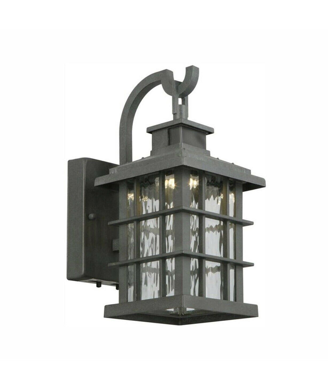 Home Decorators Summit Ridge Zinc Motion Sensor LED Lantern Sconce CQH1691LS-2