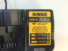Load image into Gallery viewer, Dewalt DCB113 12V and 20V Li-Ion MAX Battery Charger
