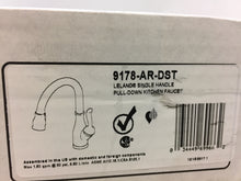 Load image into Gallery viewer, Delta 9178-AR-DST Leland 1-Handle Pull-Down Sprayer Kitchen Faucet Stainless
