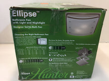 Load image into Gallery viewer, Hunter 90064 Ellipse Decorative 100 CFM Ceiling Bathroom Exhaust Fan
