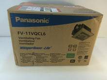Load image into Gallery viewer, Panasonic FV-11VQCL6 Deluxe 110 CFM Ceiling Exhaust Fan with Light
