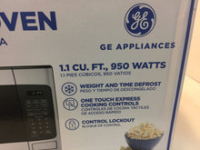 Load image into Gallery viewer, GE 1.1 cu. ft. Countertop Microwave in Stainless Steel JES1145SHSS
