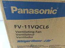 Load image into Gallery viewer, Panasonic FV-11VQCL6 Deluxe 110 CFM Ceiling Exhaust Fan with Light
