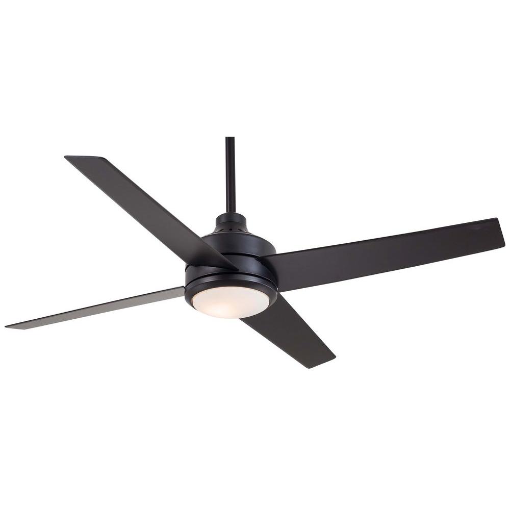 Home Decorators Collection 14726 Mercer 52 in. Matte Black Ceiling Fan 715927
