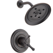 Load image into Gallery viewer, Delta T17297-RB Cassidy 1-Handle Shower Only Faucet Trim Kit, Venetian Bronze
