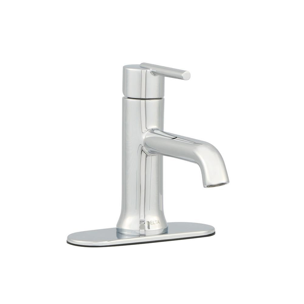 Delta 559LF-TP Trinsic Single Hole Single-Handle Bathroom Faucet in Chrome