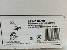 Load image into Gallery viewer, Delta BT14296-OB Windemere 1-Handle Shower Faucet Trim Kit, Oil Rubbed Bronze
