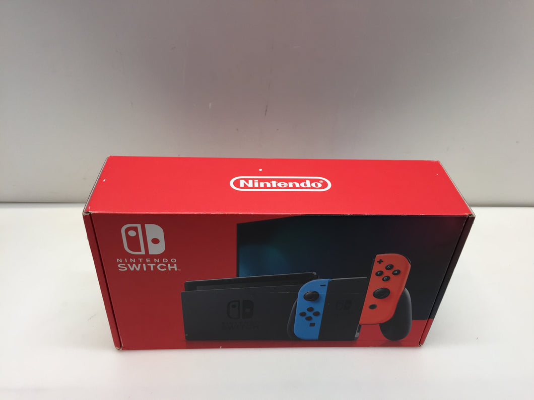 Nintendo Switch 32GB Gray Console with Neon Red and Neon Blue Joy-Con