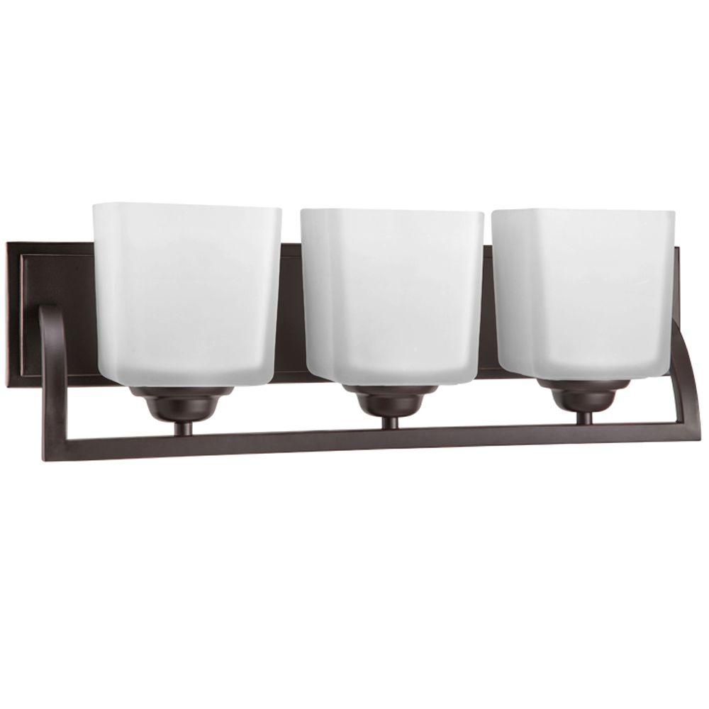 Hampton Bay 19060-000 Cankton Highlighted Espresso Vanity Fixture 1000052981