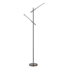Load image into Gallery viewer, Alsy 20052-000 60.75 in. Brushed Nickel Dual Arm LED Floor Lamp
