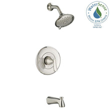 Load image into Gallery viewer, American Standard 7413502.295 Chatfield Tub &amp; Shower Faucet Brushed Nickel
