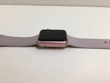Load image into Gallery viewer, Apple Watch Series 1 MLCH2LL/A Sport 38mm Rose Gold Case Lavender Sport Band
